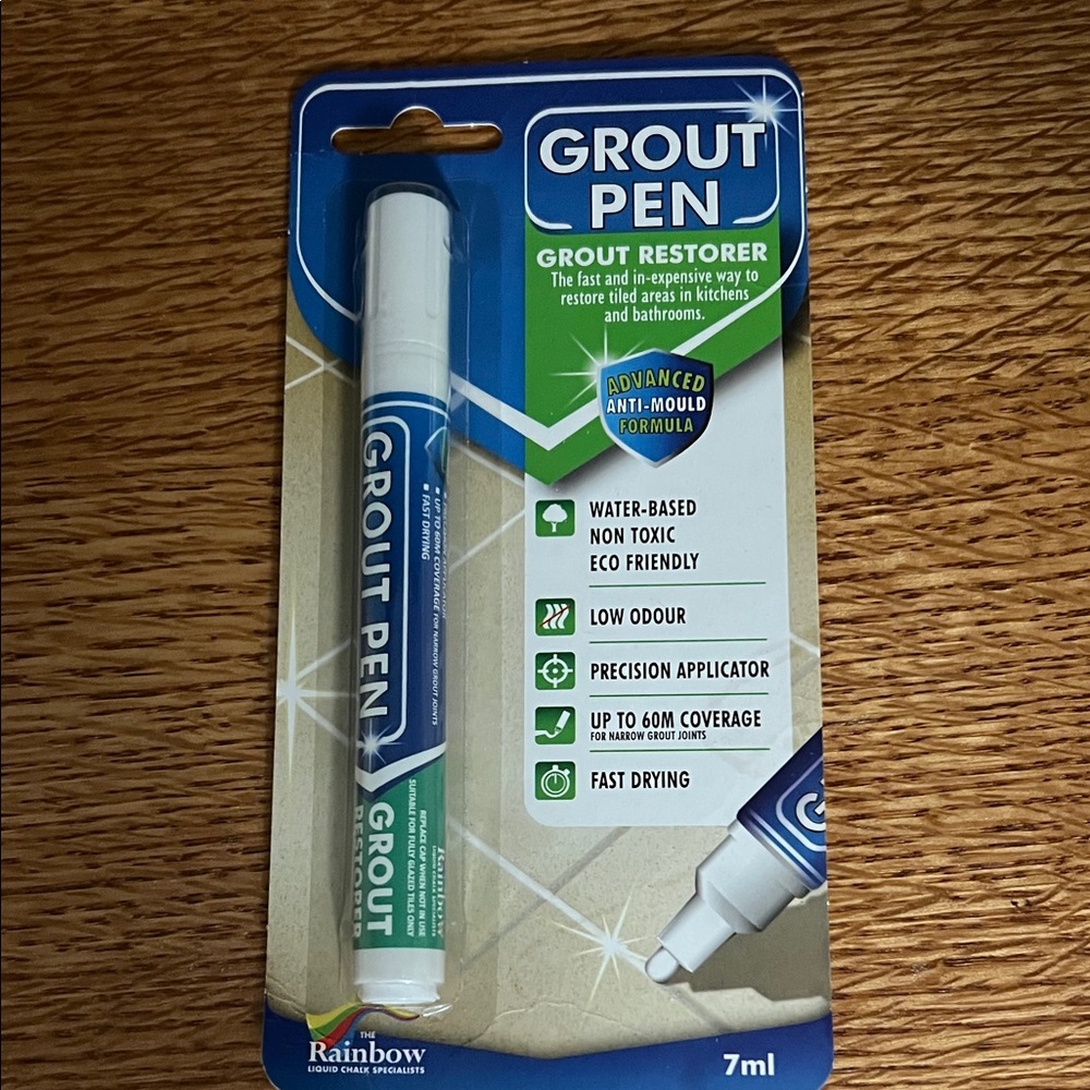 Grout restorer grout pen advanced anti mold formula NEW